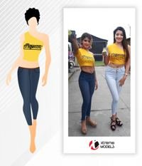 Uniforme personalizado Top cuello alto - Catálogo Xtreme Models