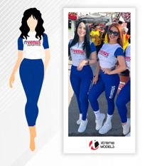 Uniforme personalizado Top cuello alto - Catálogo Xtreme Models