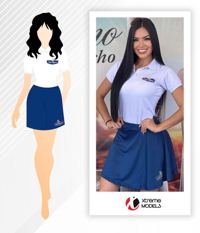 Uniforme personalizado Top + falda o short - Catálogo Xtreme Models