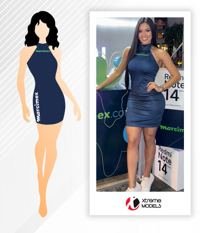 Uniforme personalizado Vestidos sin mangas - Catálogo Xtreme Models