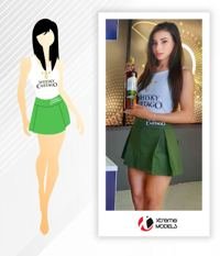 Uniforme personalizado Top + falda o short - Catálogo Xtreme Models