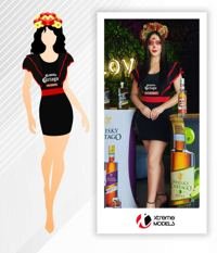 Uniforme personalizado Vestidos sin mangas - Catálogo Xtreme Models