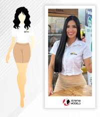 Uniforme personalizado Top + falda o short - Catálogo Xtreme Models