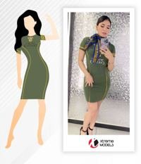 Uniforme personalizado Vestidos - Catálogo Xtreme Models