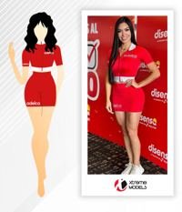 Uniforme personalizado Top + falda o short - Catálogo Xtreme Models
