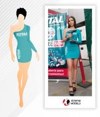 Uniforme personalizado Vestidos - Catálogo Xtreme Models