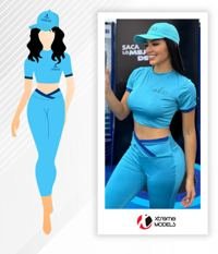 Uniforme personalizado Top cuello alto - Catálogo Xtreme Models