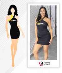 Uniforme personalizado Vestidos sin mangas - Catálogo Xtreme Models