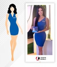 Uniforme personalizado Vestidos sin mangas - Catálogo Xtreme Models