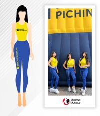 Uniforme personalizado Top cuello alto - Catálogo Xtreme Models