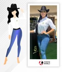 Uniforme personalizado Top cuello alto - Catálogo Xtreme Models