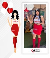 Uniforme personalizado Top + falda o short - Catálogo Xtreme Models