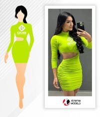 Uniforme personalizado Vestidos - Catálogo Xtreme Models