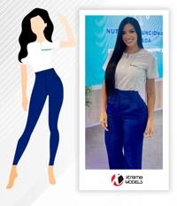 Uniforme personalizado Top cuello alto - Catálogo Xtreme Models