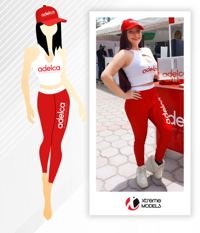Uniforme personalizado Top cuello alto - Catálogo Xtreme Models
