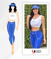 Uniforme personalizado Top cuello alto - Catálogo Xtreme Models